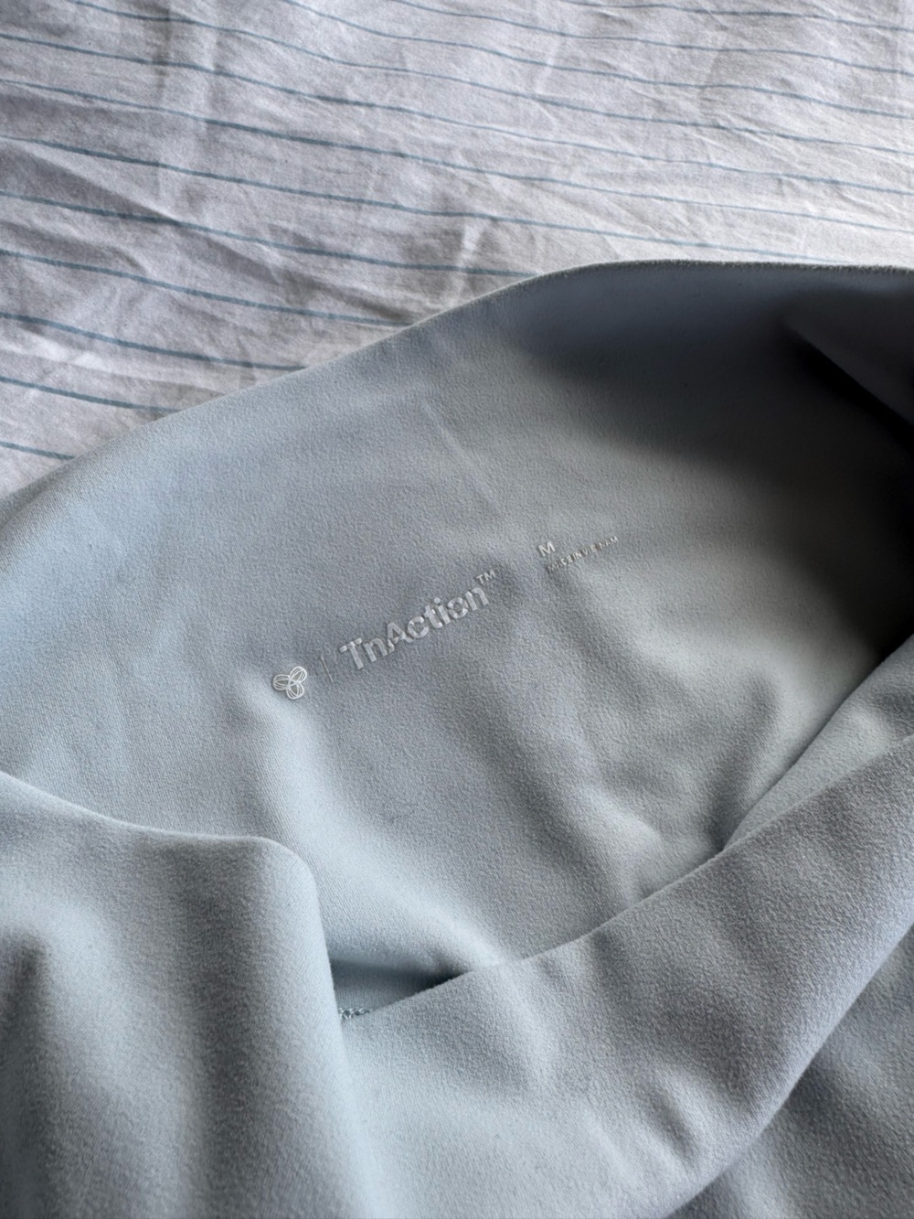 TNA Aritzia Butter Short in Light Blue. Size: M - Picture 4 of 4